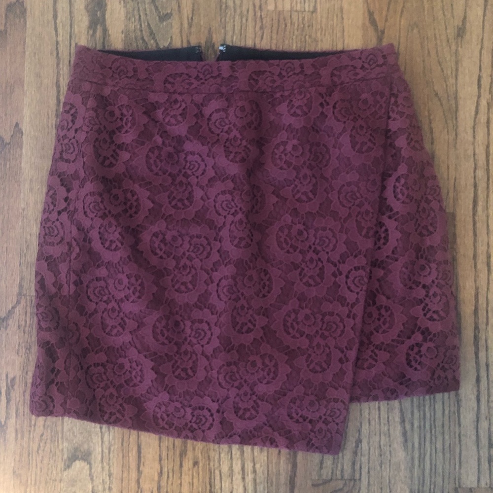Madewell Lace Wrap Skirt